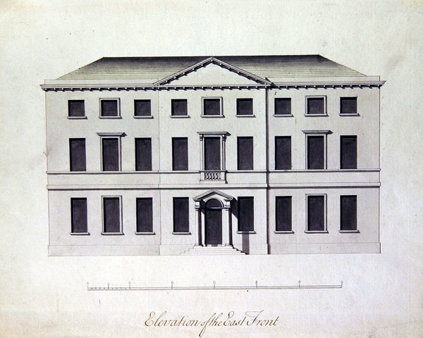 Conception pour Enville Hall dans le Staffordshire, c.1770 - William Chambers