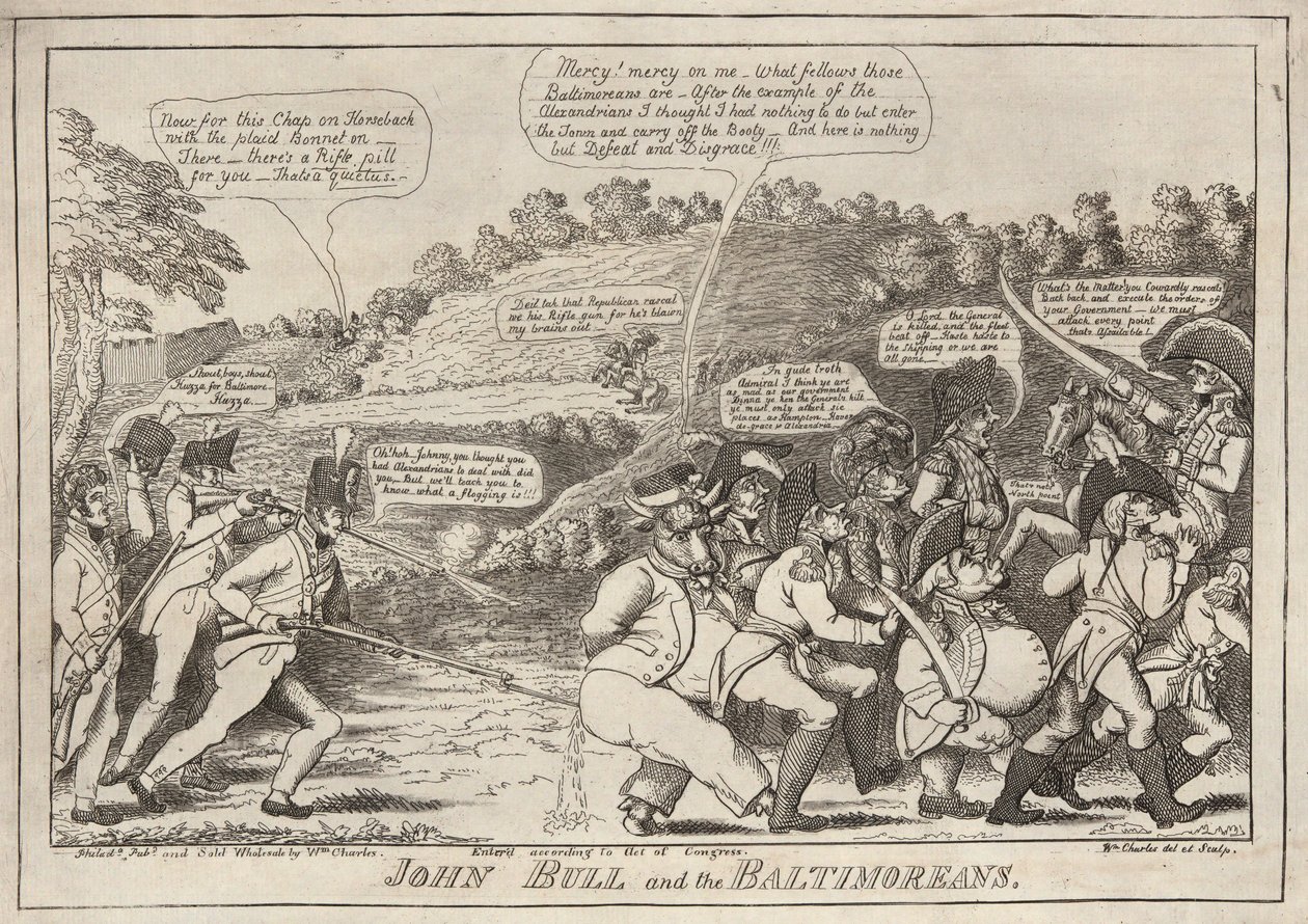 John Bull et les Baltimoreans - William Charles