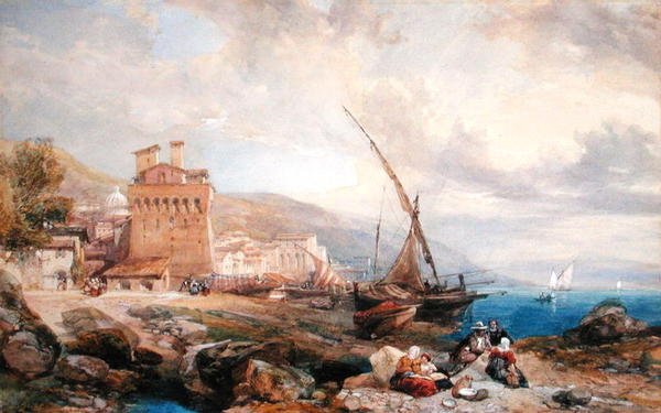 Golfe de Salerne, c.1840 - Clarkson Frederick Stanfield