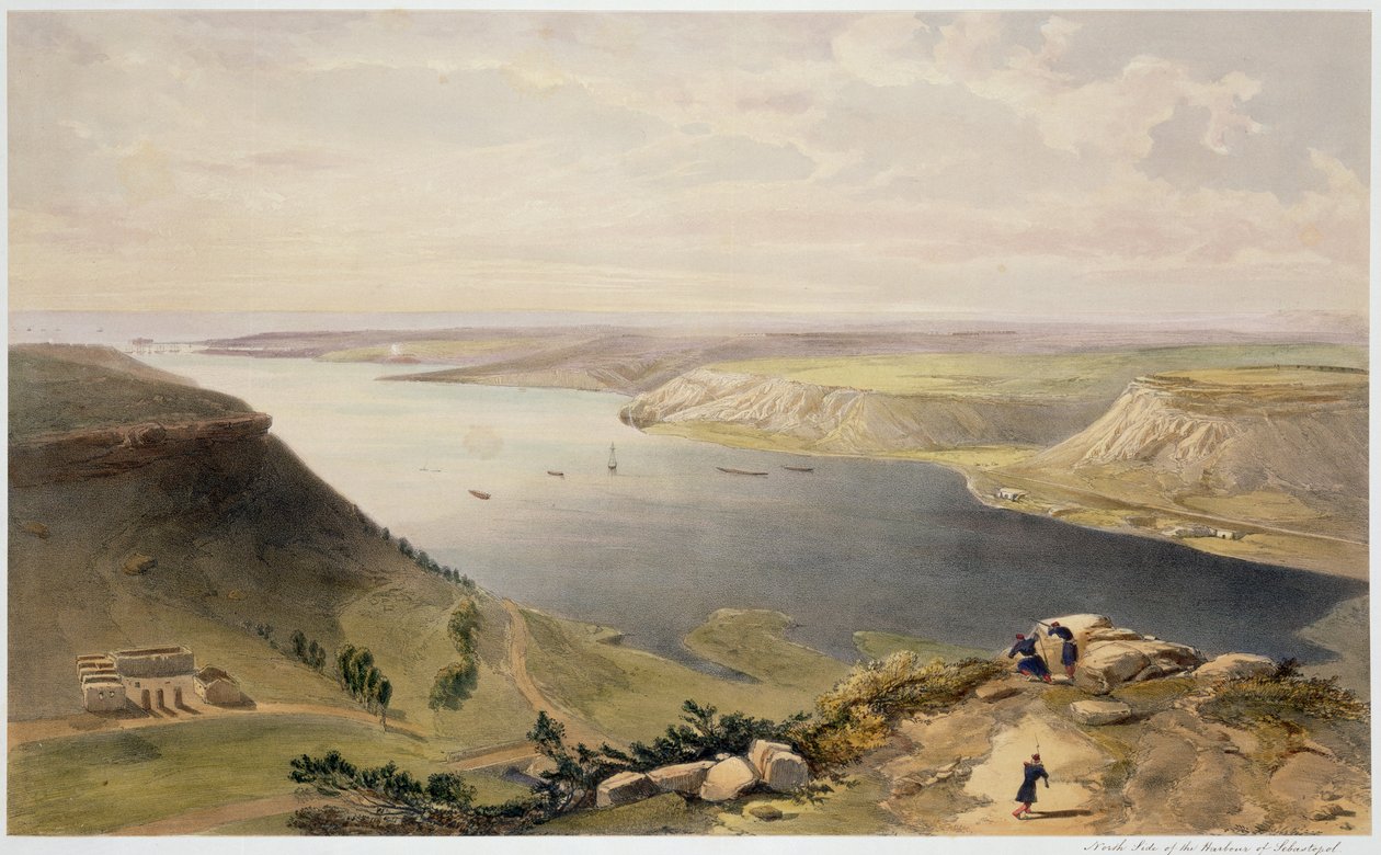 Côté nord du port de Sébastopol, planche de 
