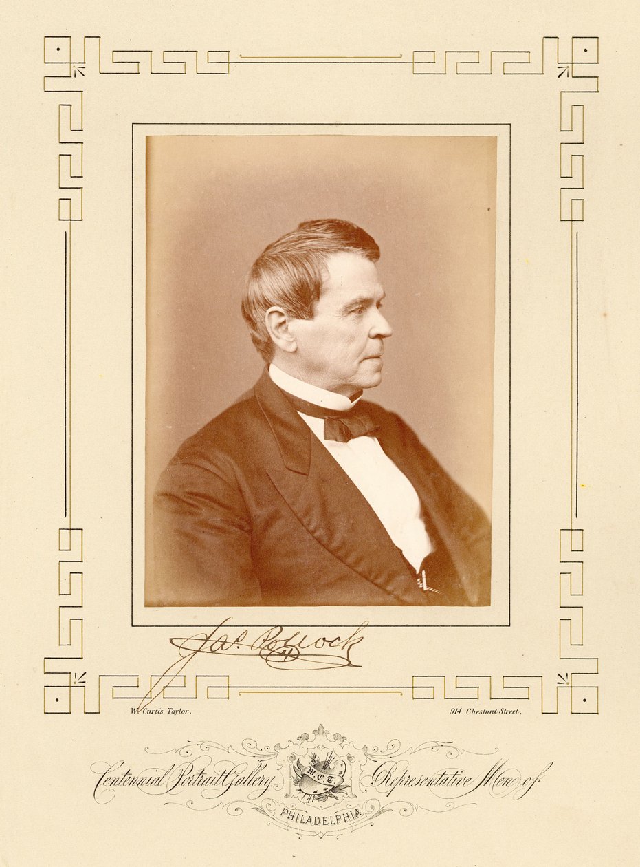 Portrait de James Pollock - William Curtis Taylor