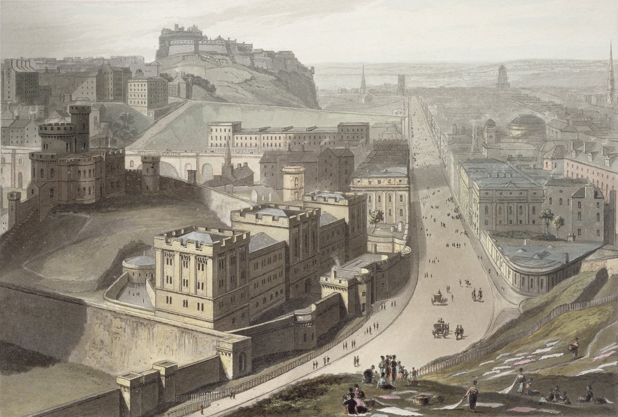 Édimbourg, depuis Calton Hill, de 