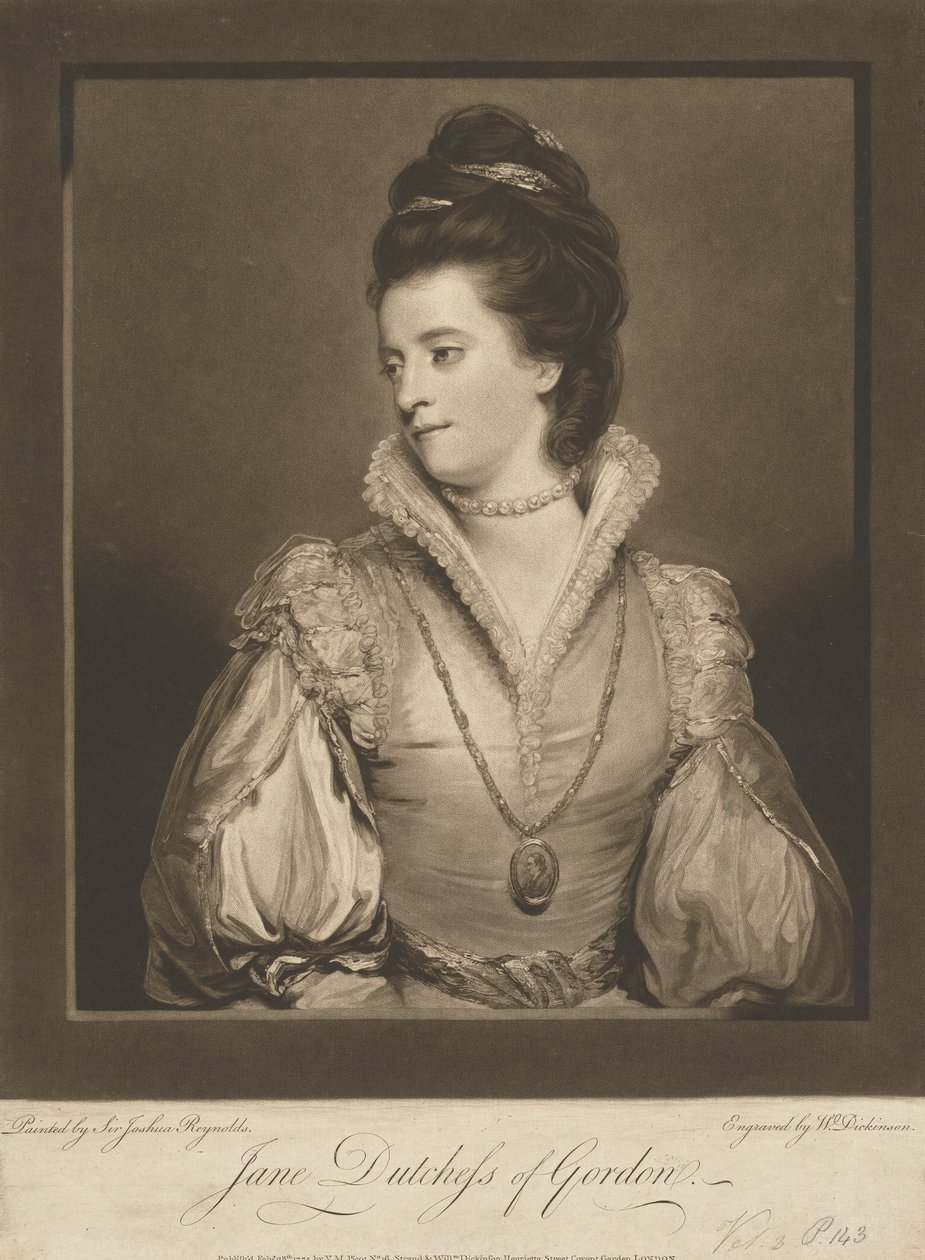 Jane Gordon (née Maxwell), Duchesse de Gordon - William Dickinson