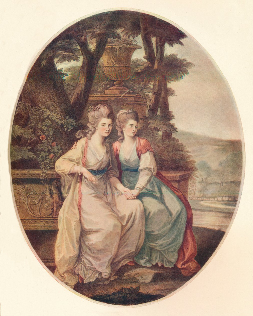 La Duchesse de Devonshire et Lady Duncannon, 1782 - William Dickinson