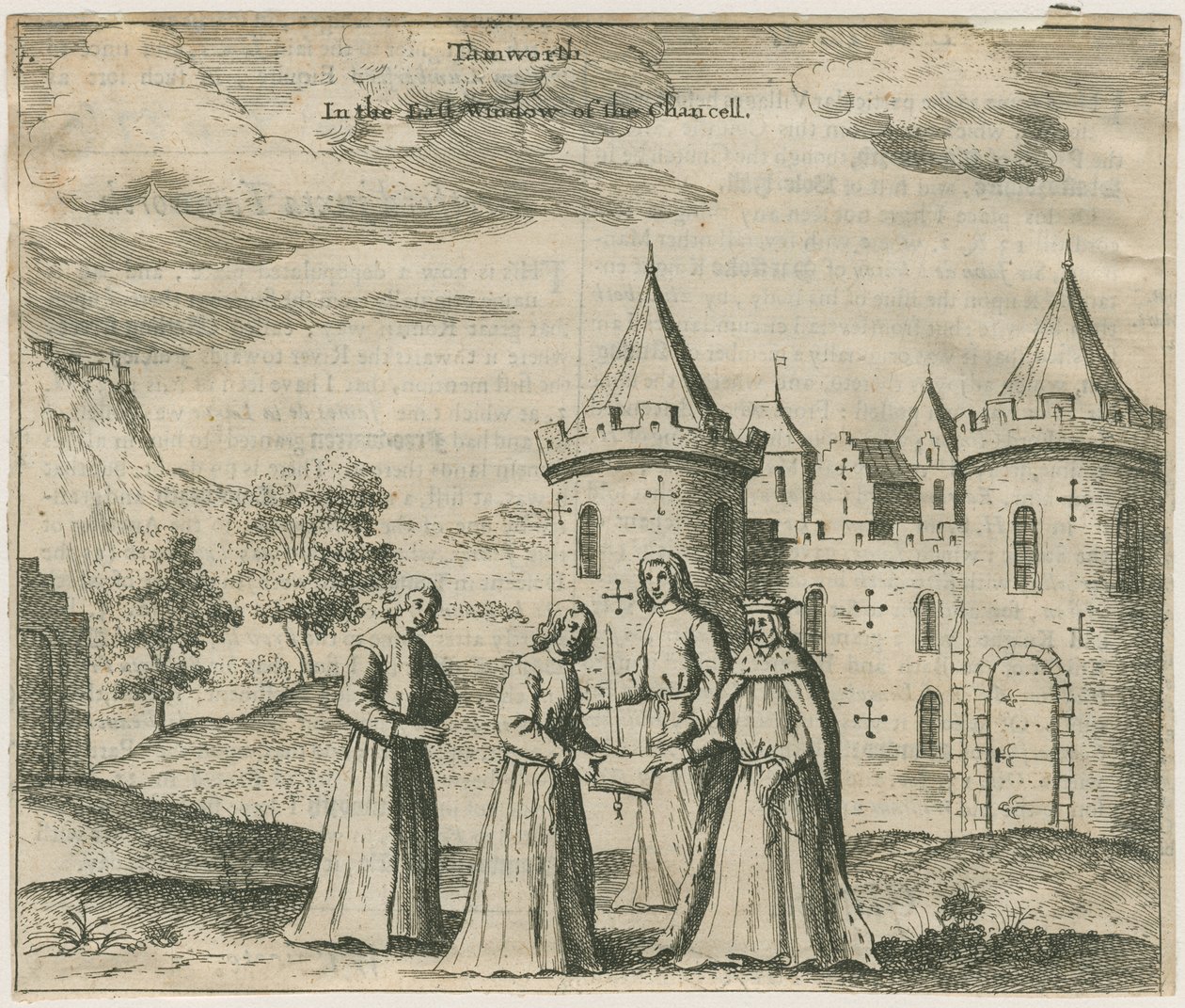 Château de Tamworth - Vitrail - William Dugdale