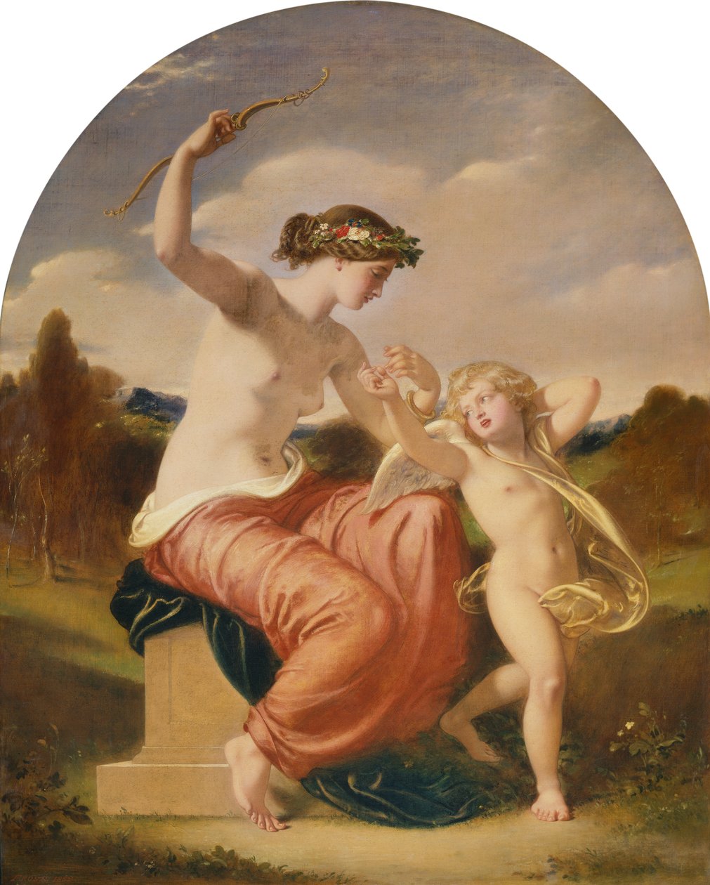 Vénus désarmant Cupidon - William Edward Frost