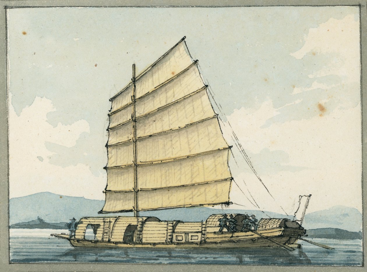 Bateau de commerce chinois - William Ffarington