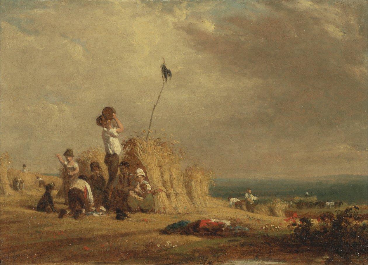 Repos de midi, moisson - William Frederick Witherington
