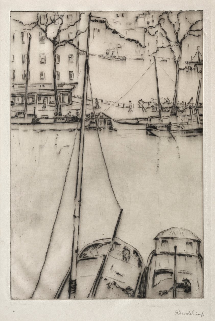 Vue de Rotterdam - William George Reindel
