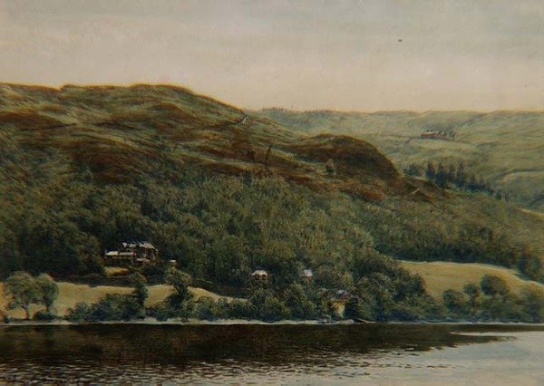 Vue de Brantwood, p.1881 - William Gersham Collingwood