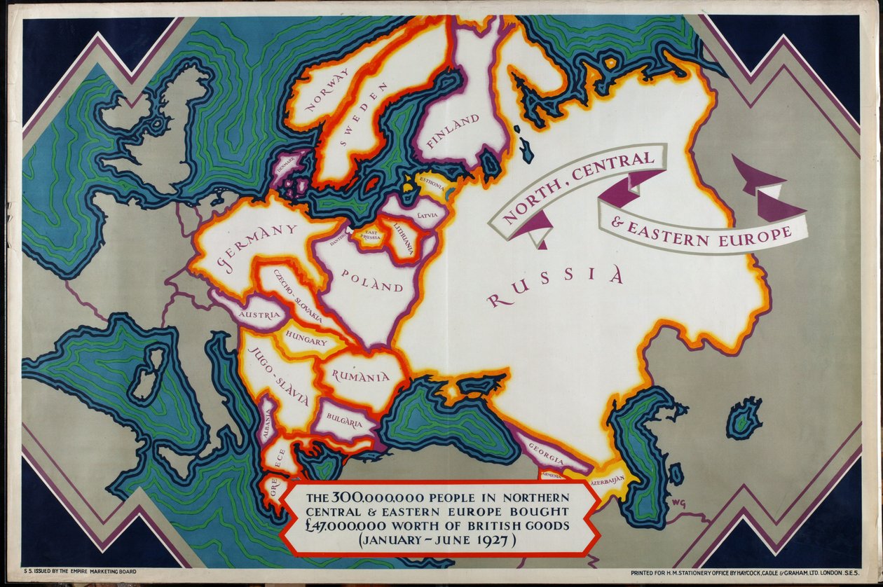 Europe du Nord, centrale et orientale, de la série 