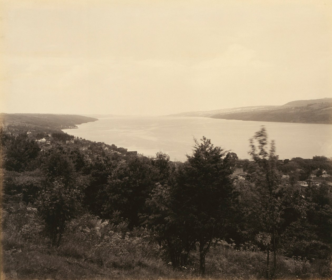 Seneca Lake et Watkins Glen, pour la Lehigh Valley Railroad - William H. Rau