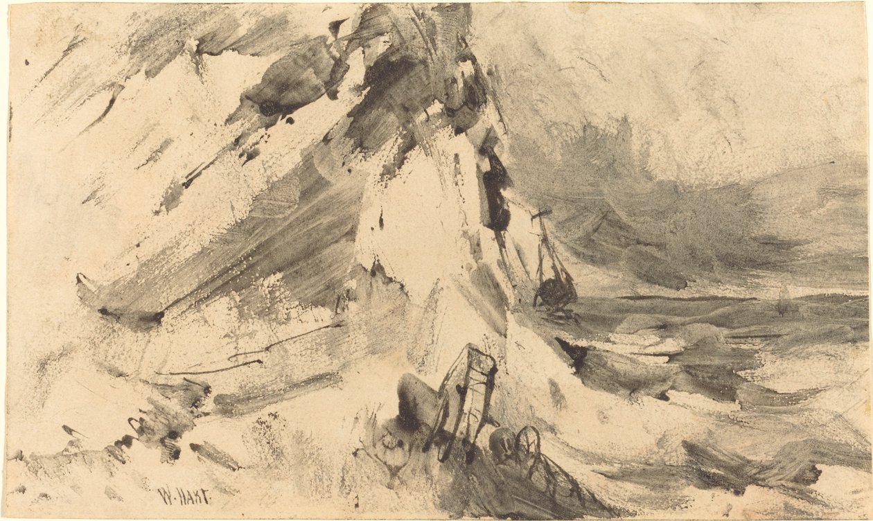 Naufrage en Tempête - William Hart