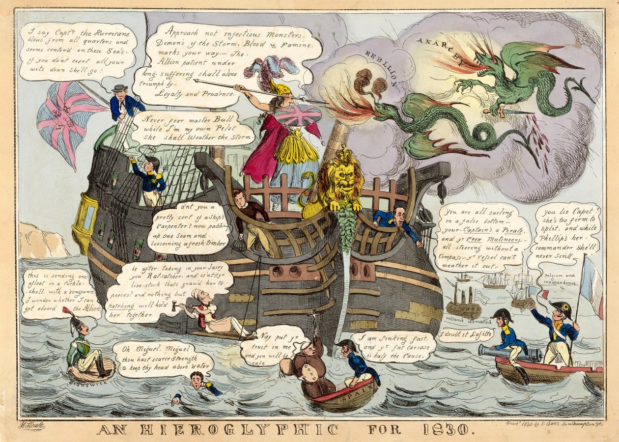 Un hiéroglyphe pour 1830 - William Heath