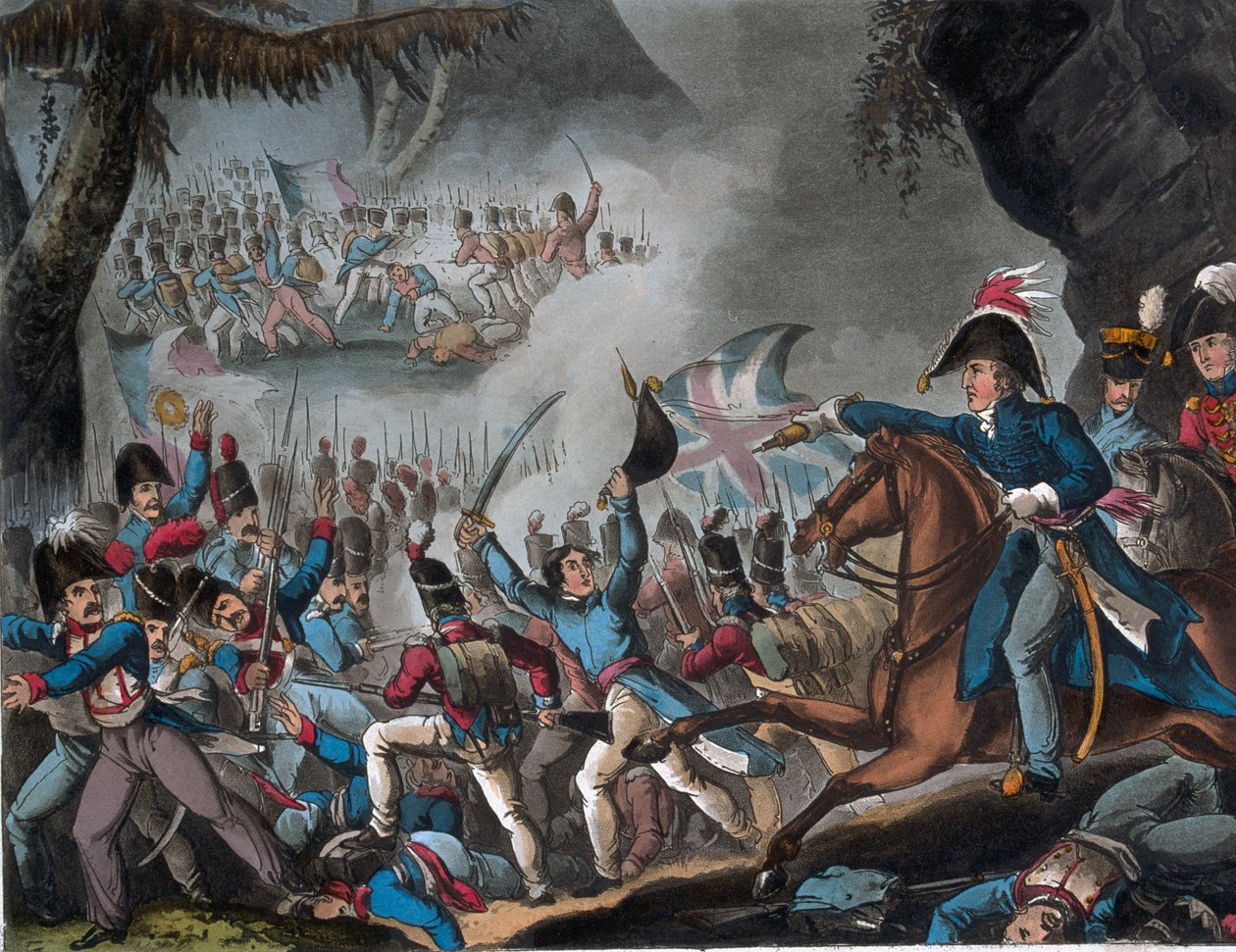 Bataille des Pyrénées, 27 juillet 1813, imprimée par J.C. Stadler, publiée par Thomas Tegg - William Heath