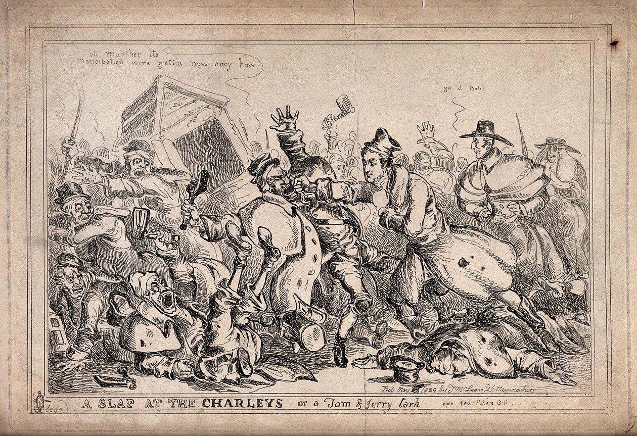 Robert Peel, en tant que bagarreur, s