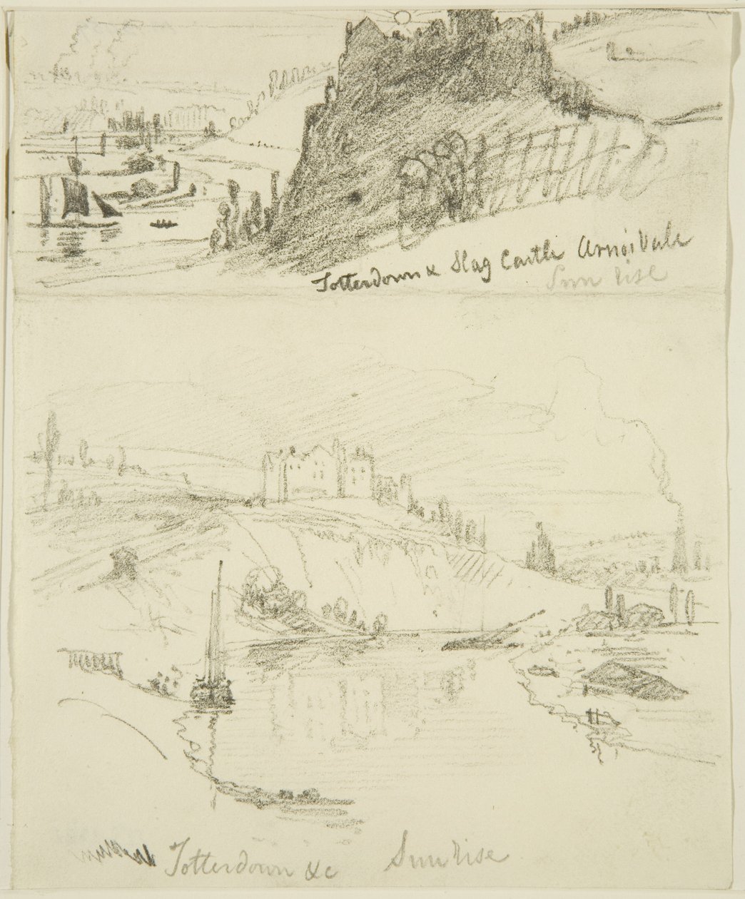 Croquis au crayon de Totterdown et Arno