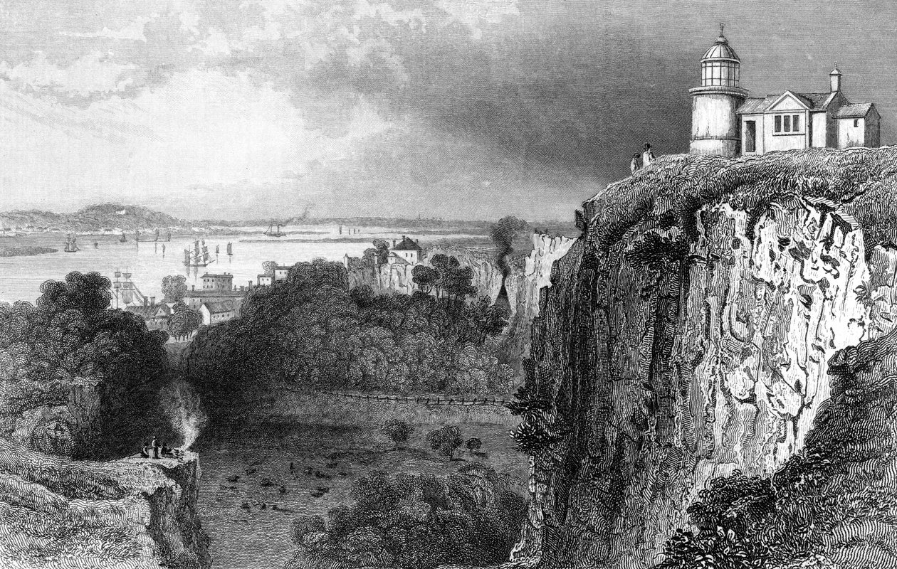 Purfleet, Essex, gravé par John Rogers, 1832 - William Henry Bartlett