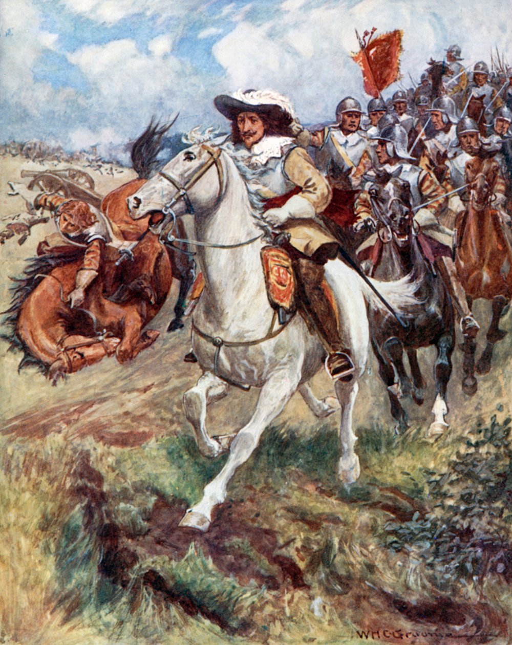 "Nos cuirassiers ont fait irruption dans les rangs de l