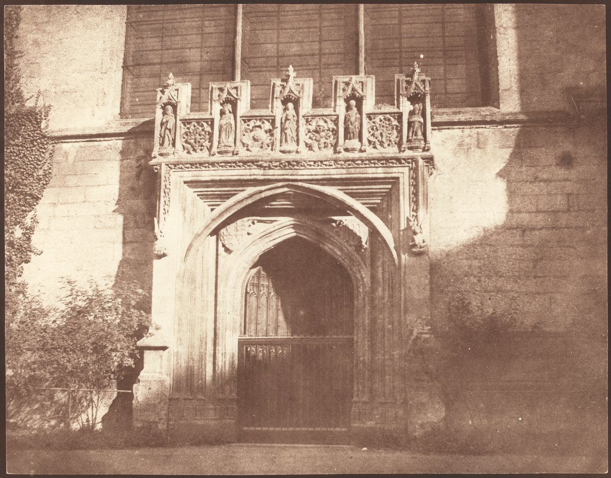 Une ancienne porte au Magdalen College, Oxford - William Henry Fox Talbot