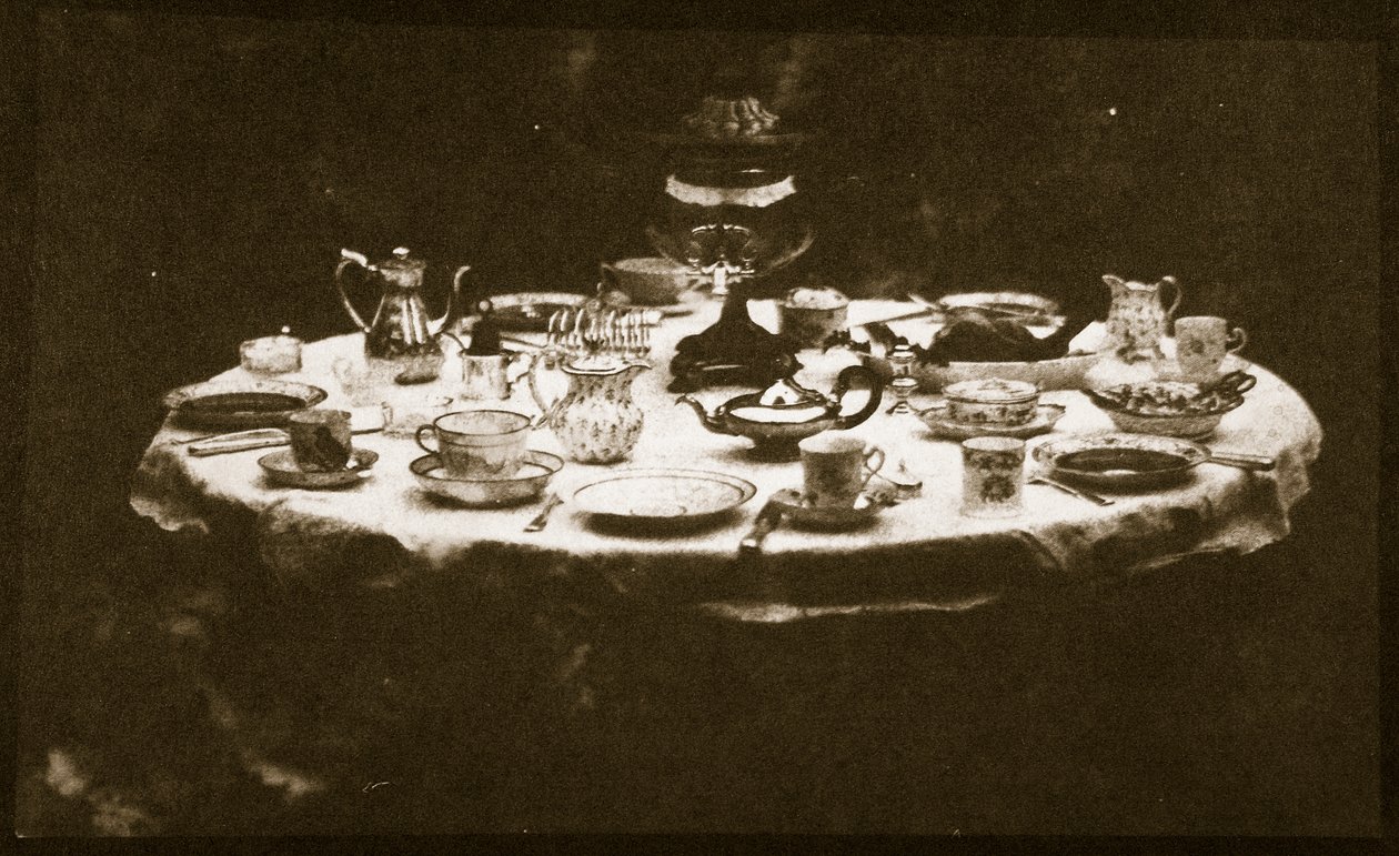 Une table élégamment dressée, vers 1841 - William Henry Fox Talbot