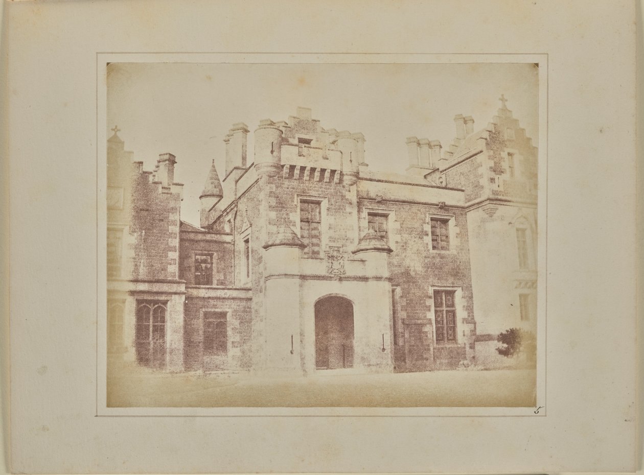 Porte du hall, Abbotsford - William Henry Fox Talbot
