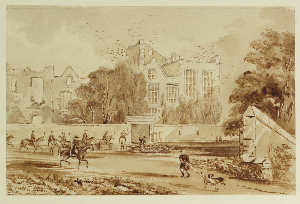 Hardwick Old Hall - William Henry Hunt