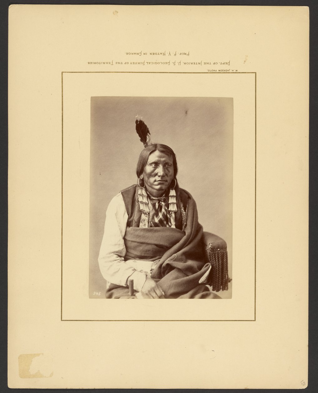 [Charge sur le Hauk - (Brulé Dakota)] - William Henry Jackson