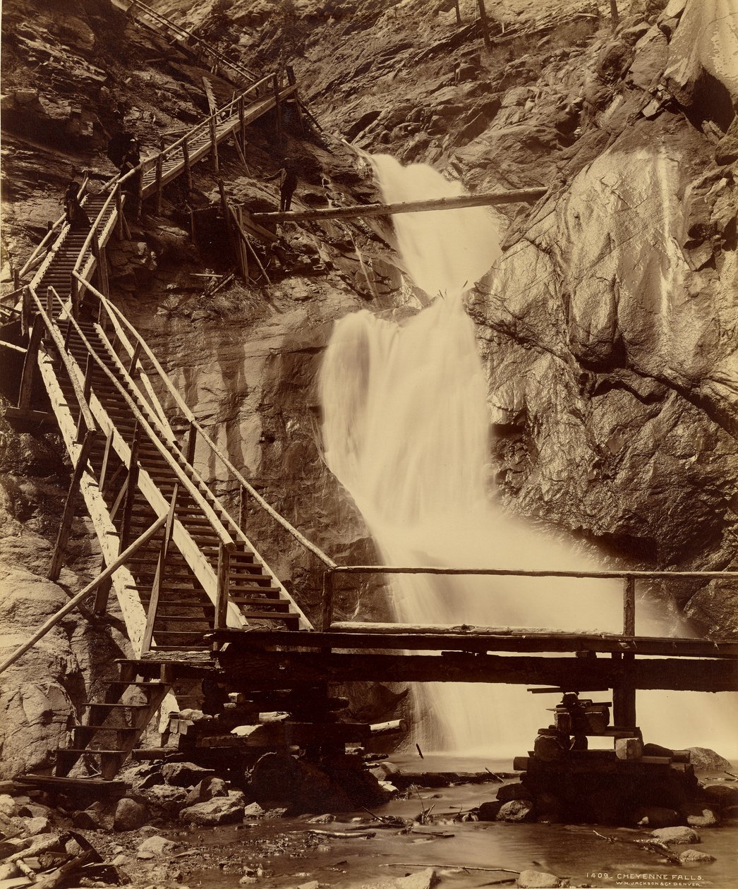 Cheyenne Falls - William Henry Jackson