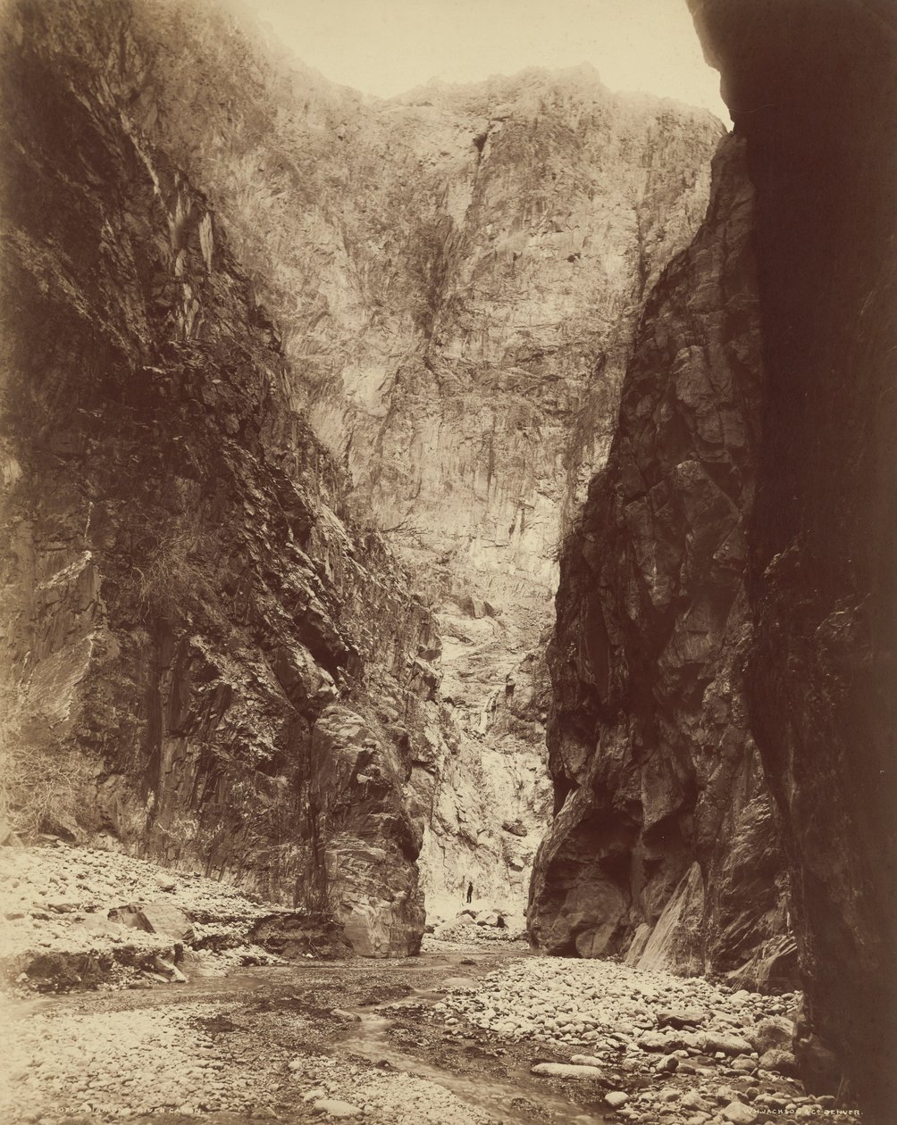 Canyon de la rivière Diamond, 1885 (photo) - William Henry Jackson