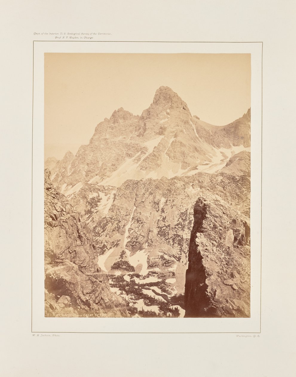 Le Mont Hayden ou le Grand Teton - William Henry Jackson