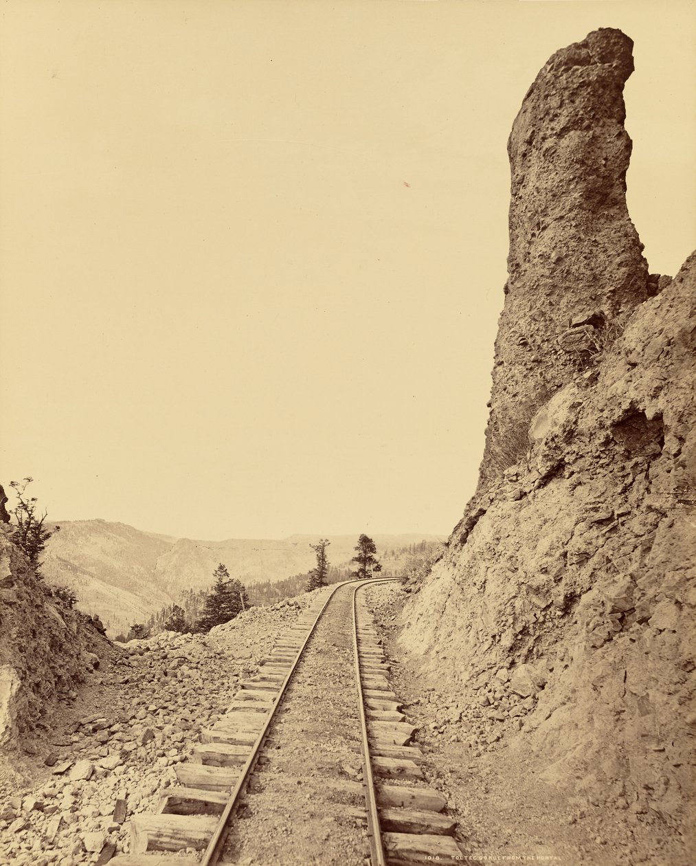 Gorges du Toltec depuis le portail - William Henry Jackson