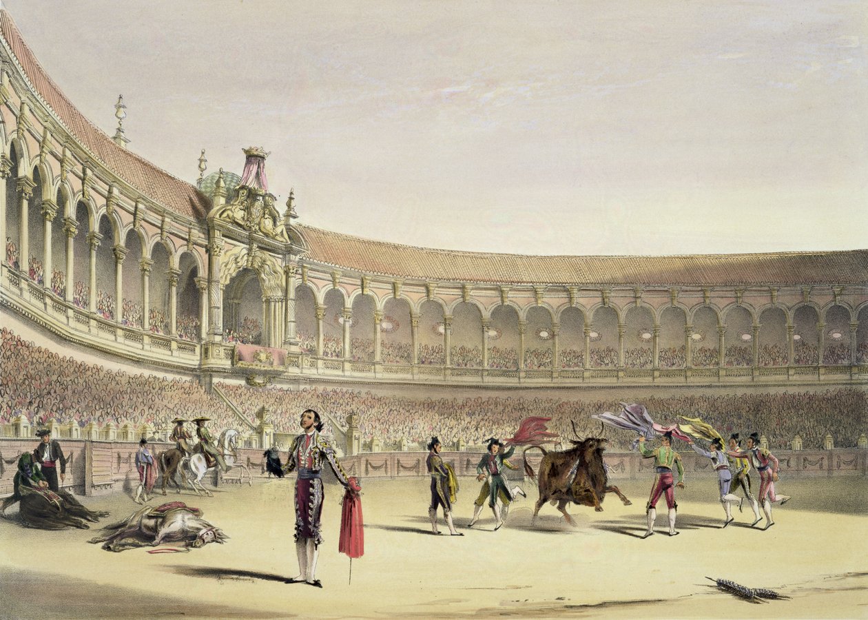 La Plaza de Séville, 1865 - William Henry Lake Price