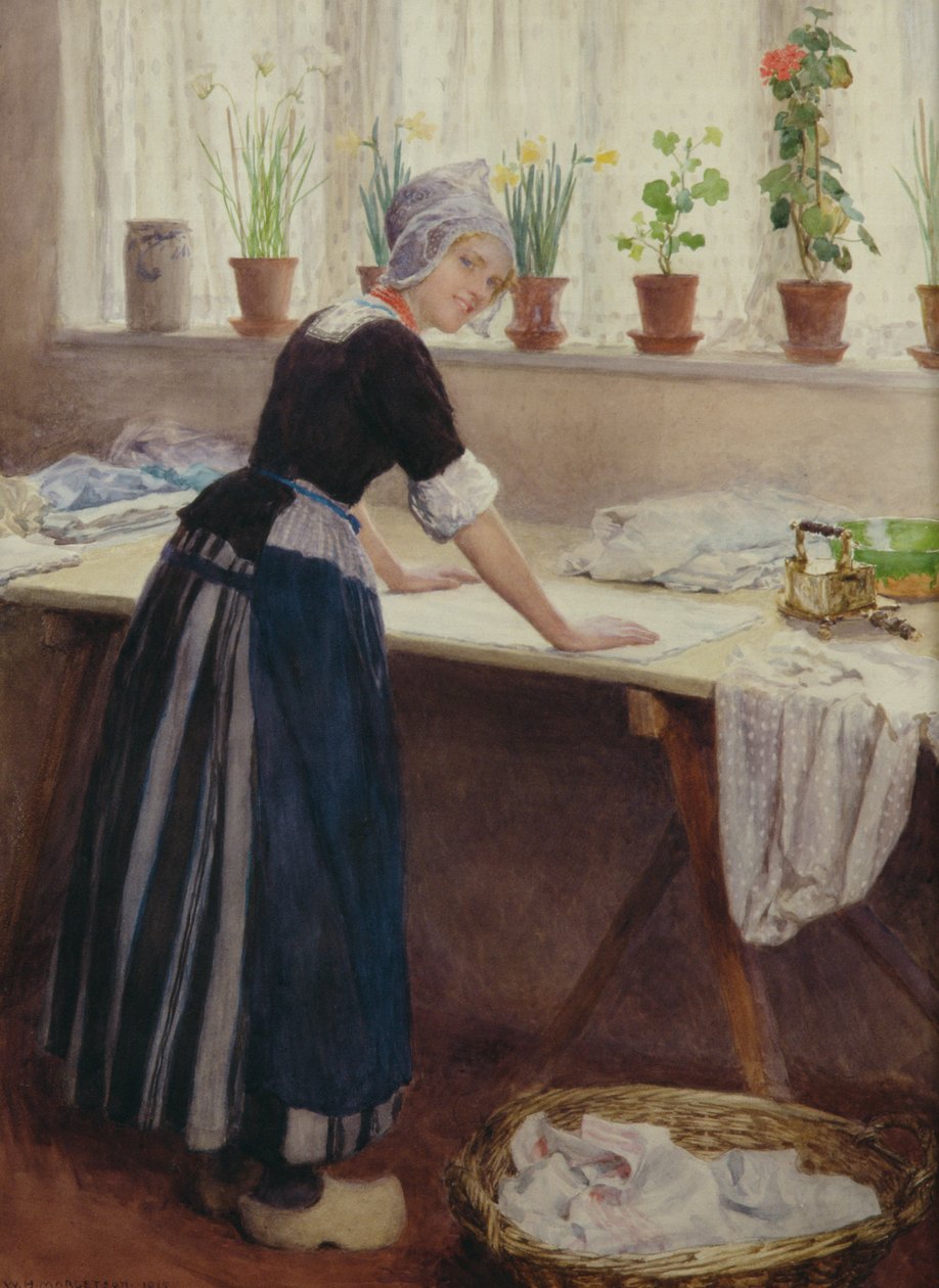 La Blanchisseuse, 1915 - William Henry Margetson