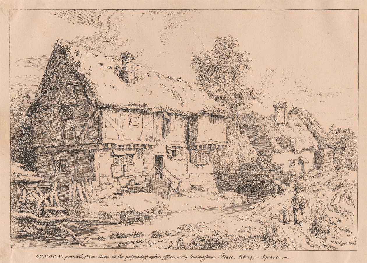 Vieilles chaumières - William Henry Pyne