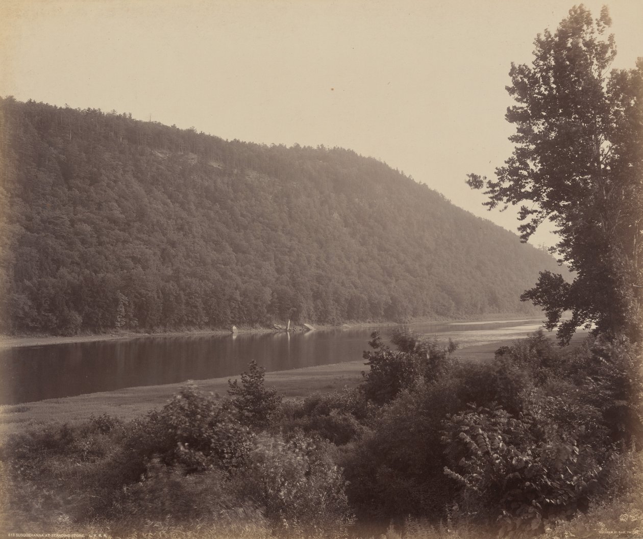 Susquehanna à Standing Stone, vers 1895 (photo) 1895 (photo) - William Herman Rau