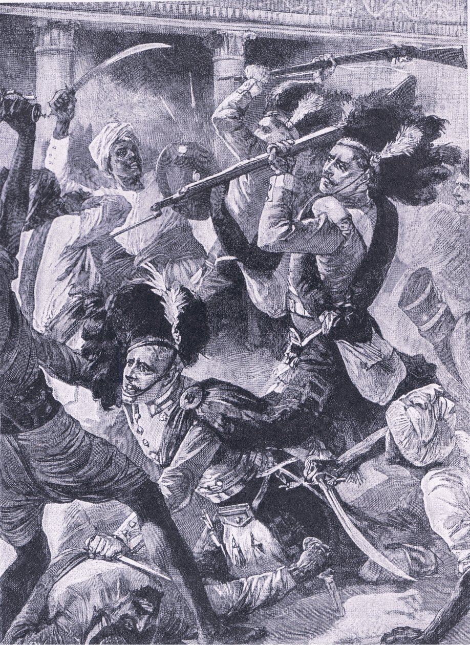 Le deuxième secours de Lucknow, illustration de 