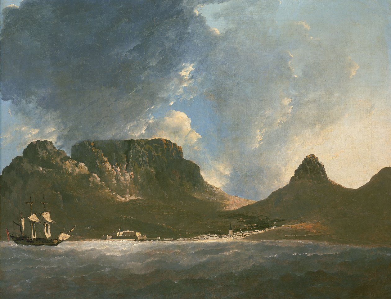 Vue du Cap de Bonne-Espérance, prise sur place, à bord du 