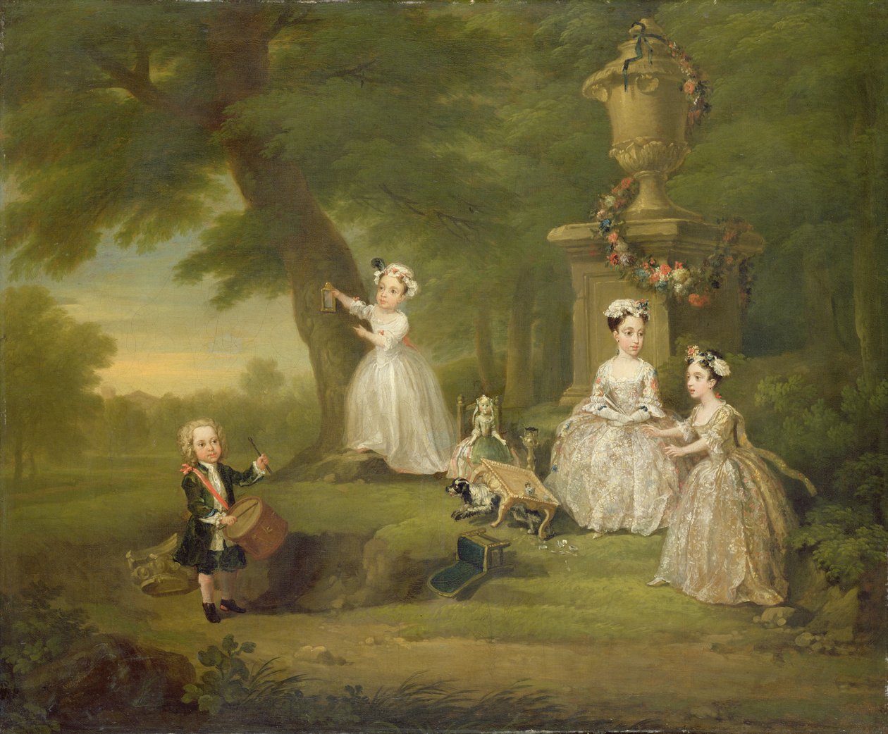 Fête de thé pour enfants - William Hogarth