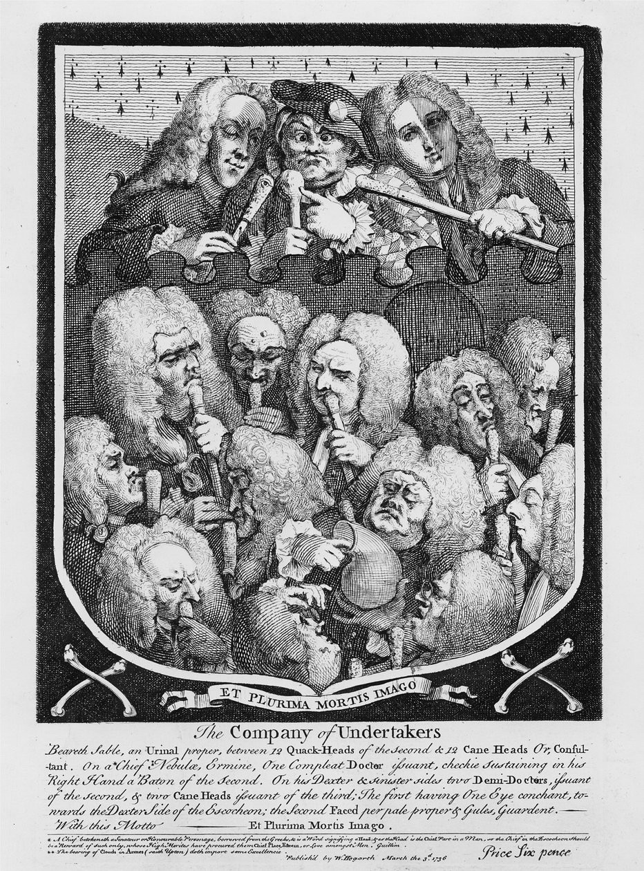 Une consultation de médecins, 1736 - William Hogarth