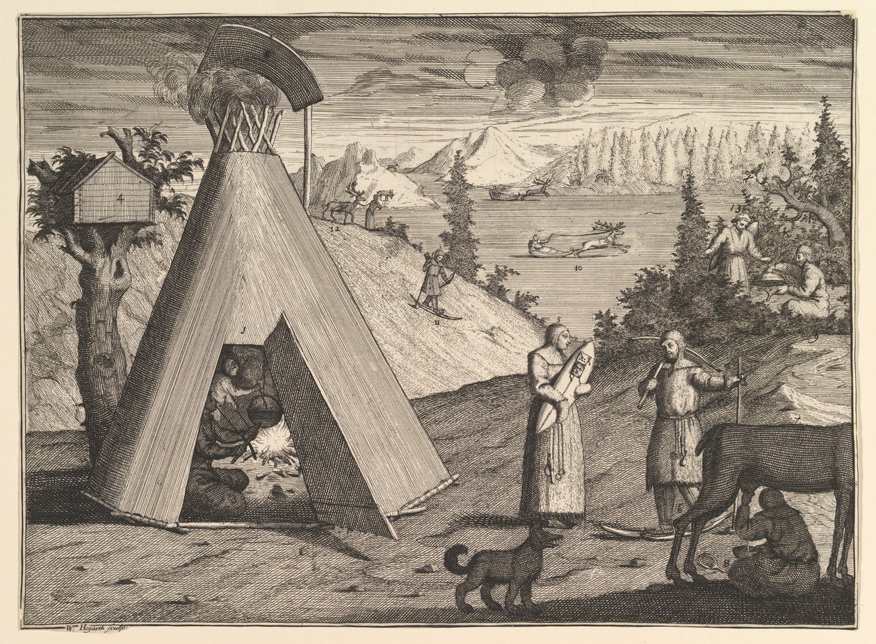Une hutte lapone, Voyages d