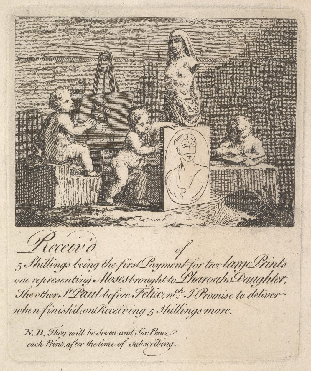 Garçons espionnant la nature, 1751 - William Hogarth