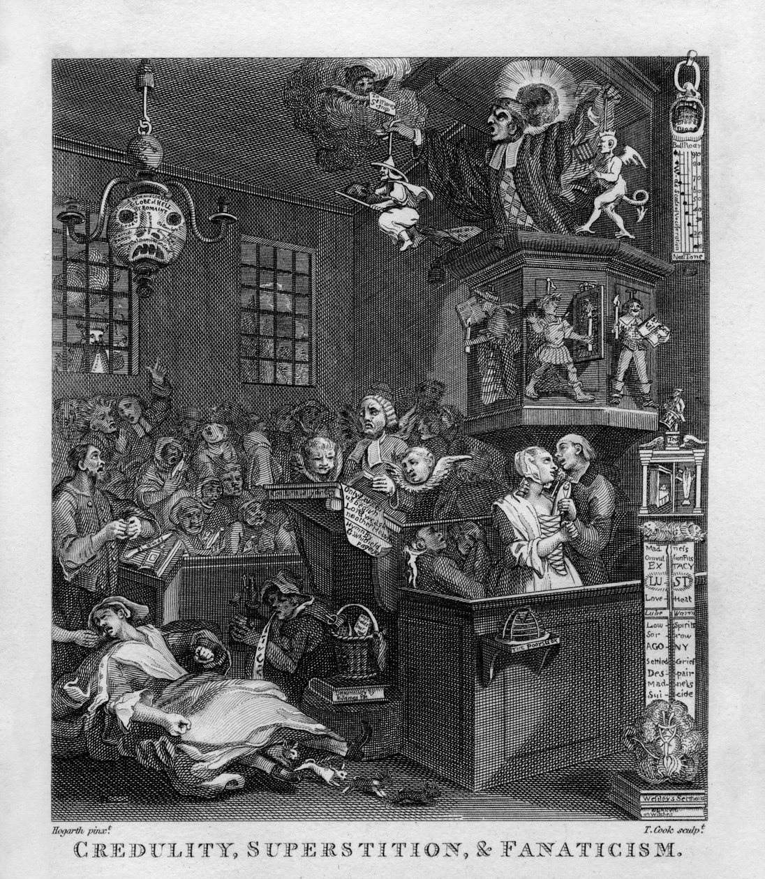 Crédulité, superstition et fanatisme par William Hogarth - William Hogarth