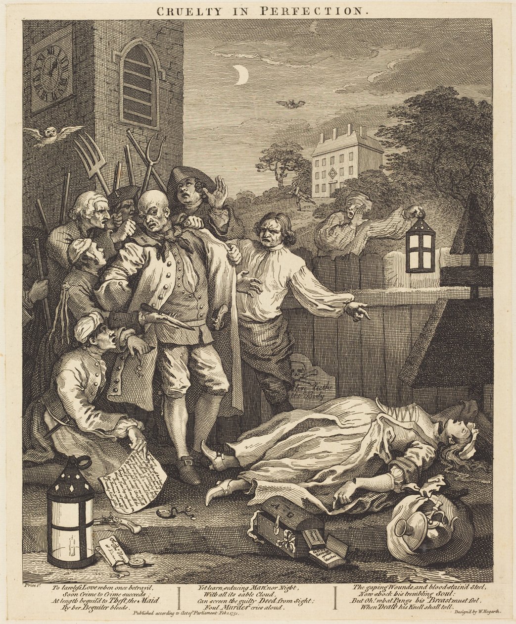 La cruauté à son comble - William Hogarth