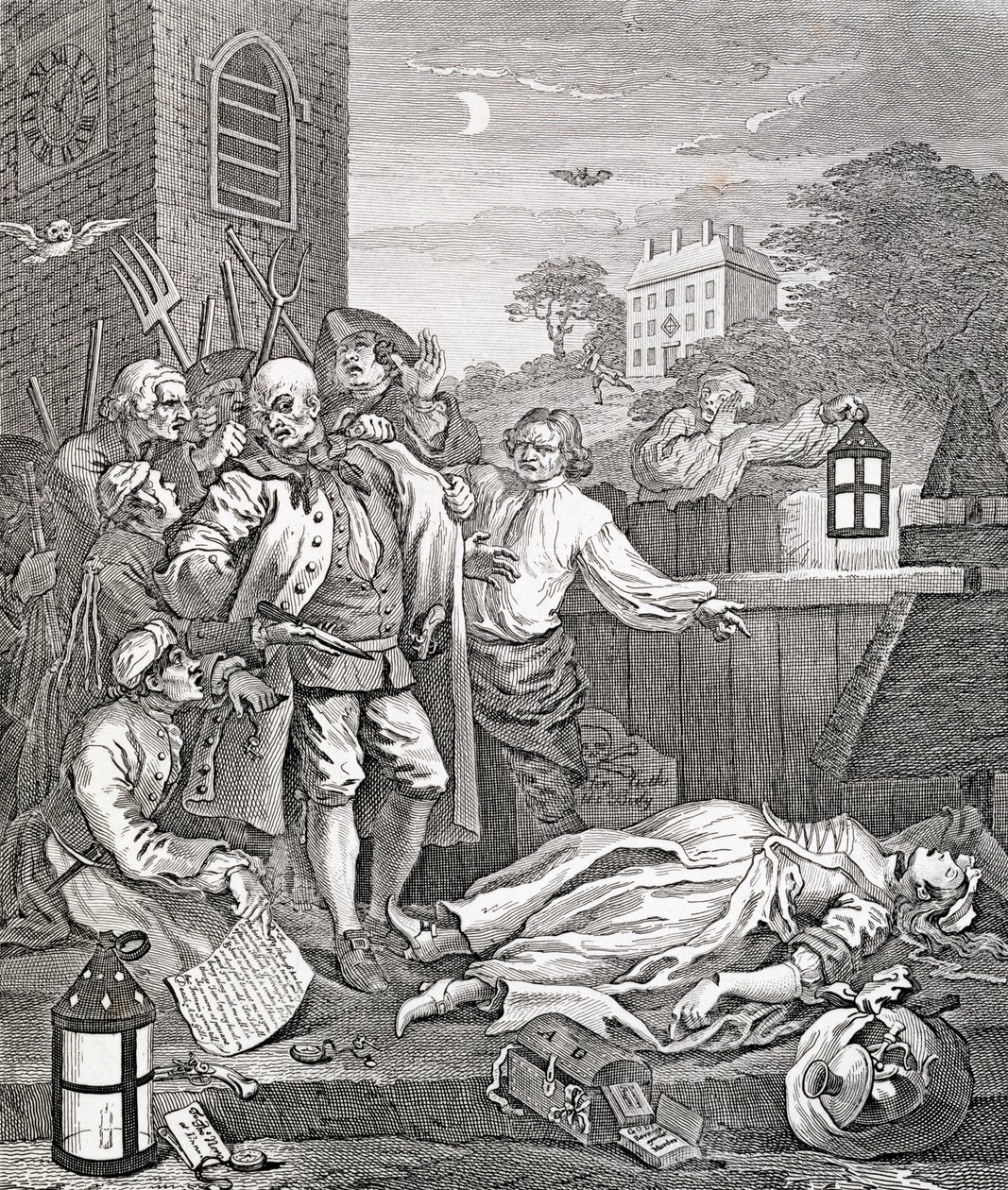 La cruauté dans la perfection, extrait de "Les quatre étapes de la cruauté". - William Hogarth