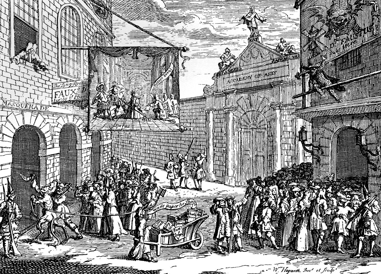 Mascarades et opéras, 1724 - William Hogarth