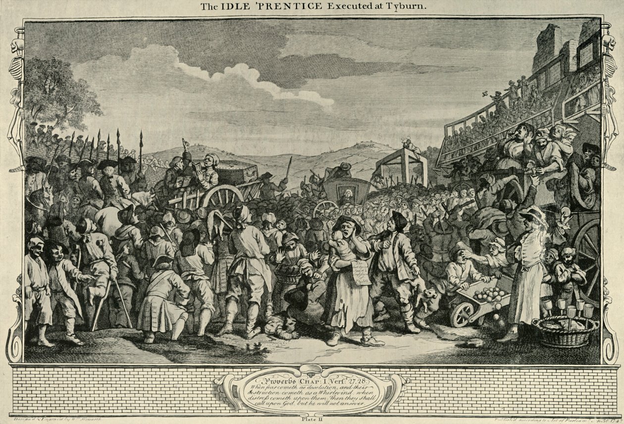 Sur la route de Tyburn, 1747, 1925 - William Hogarth