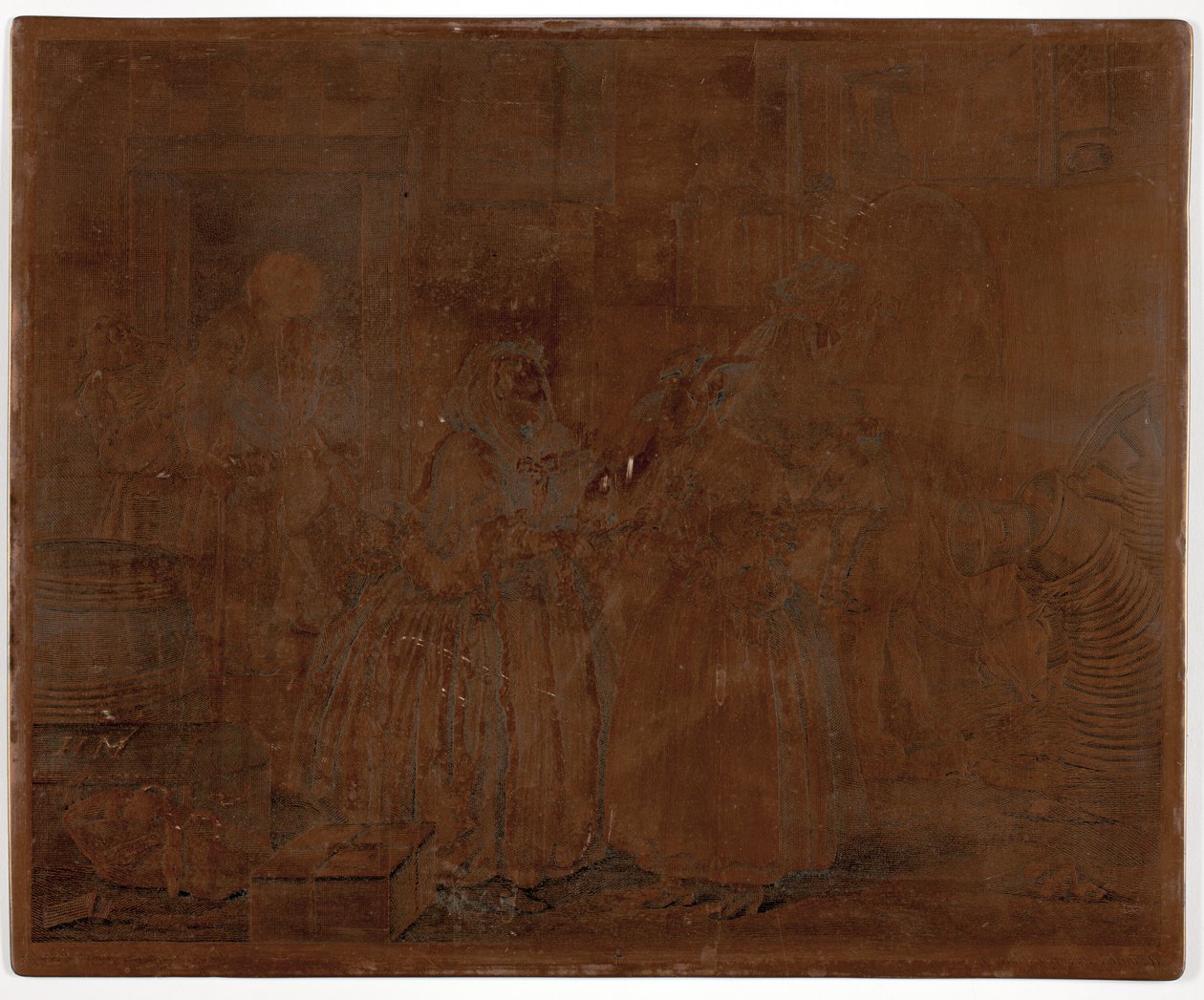 Première planche, tirée de A Harlot