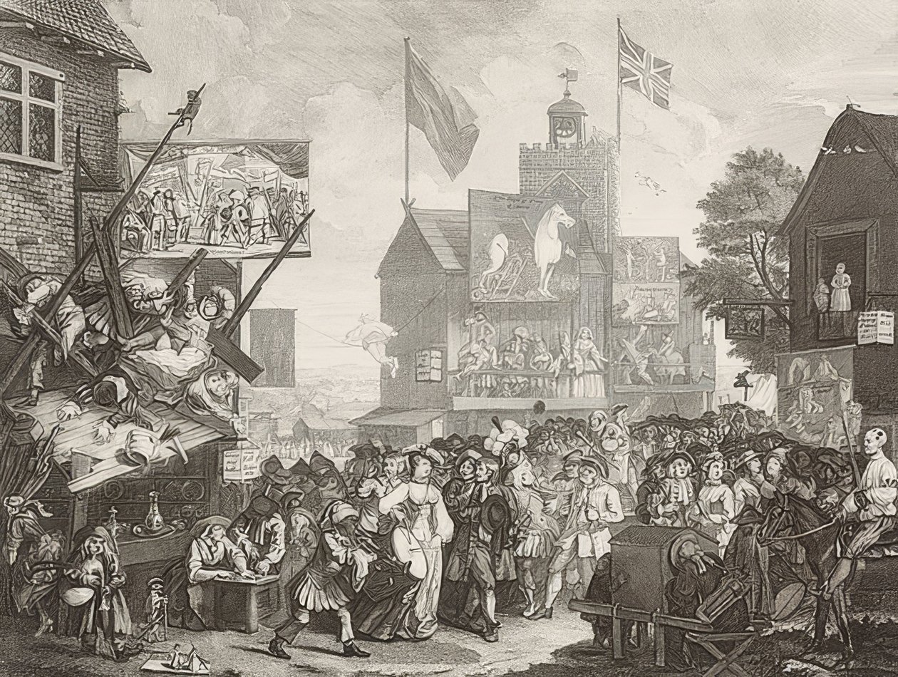 La foire de Southwark. 1733 - William Hogarth