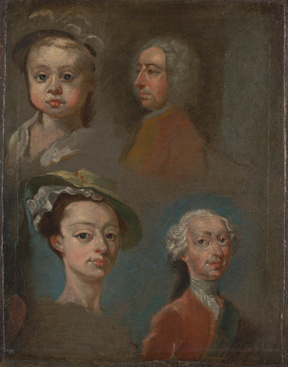 Études de têtes - William Hogarth